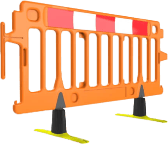 Picture of Avalon Orange Safety Barrier - 2 Metres Wide - ClearPath Extra Feet - Compliant with Chapter 8 Street Works - Pallet Quantity: 50 - [OX-0635] - (LP)