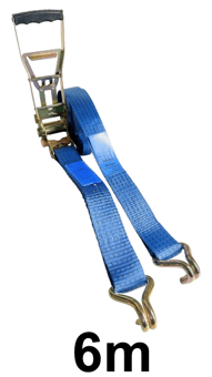 picture of Ergonomic Ratchet Lashing 50mm x 5000kg BF - 6mtr - [DMC-ERG-BLU-6M]