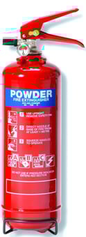 Picture of Firechief 800g Powder Extinguisher - For ABC Fires - BSEN3 Approved Excluding Clause 6.1 - [HS-FMP800]