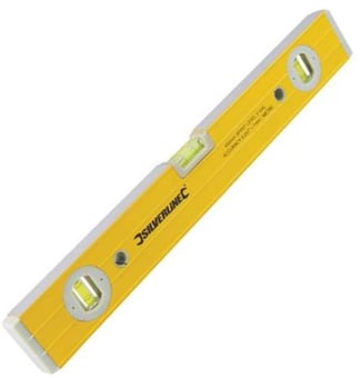 Picture of Silverline - Heavy Duty Spirit Level - 450mm - 3 Vials - 1.2mm Thick Aluminium - [SI-SL16]