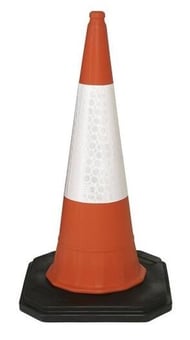picture of Guard - 1mtr/39in - 2 Part Motorway Traffic Cone c/w Reflective Sleeve - Single Unit - [BL-204062]