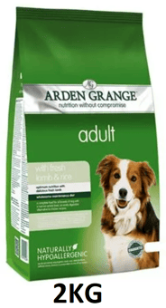 picture of Arden Grange - 2kg Adult Lamb & Rice Dry Dog Food - [CMW-AGDAL2]