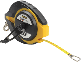 Picture of Stanley Tools - FatMax Closed Case Steel Long Tape 20m (Width 9.5mm) - [TB-STA034133]
