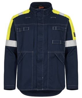 picture of Tranemo Cantex 57 Flame Retardant Jacket - Yellow/Navy - TO-573688-94