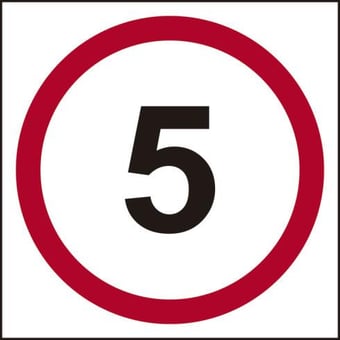 Picture of Spectrum 5mph - Speed Limit - FMX 400 x 400mm - [SCXO-CI-4321]