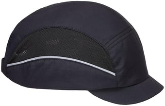 Picture of Portwest PS69 Black AirTech Bump Cap Micro Peak - [PW-PS69BKR]