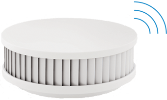 picture of Pyrexx 10 Years Wifi Radio linked Smoke Alarm - White - Smoke & Heat Sensor - [PY-PX-1C-WHITE]