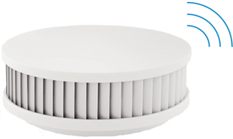 picture of Pyrexx 12 Years Wifi Radio linked Smoke Alarm - White - Smoke & Heat Sensor - CE According to DIN EN 14604 ROHS & German TUV - [PY-PX-1C-WHITE]