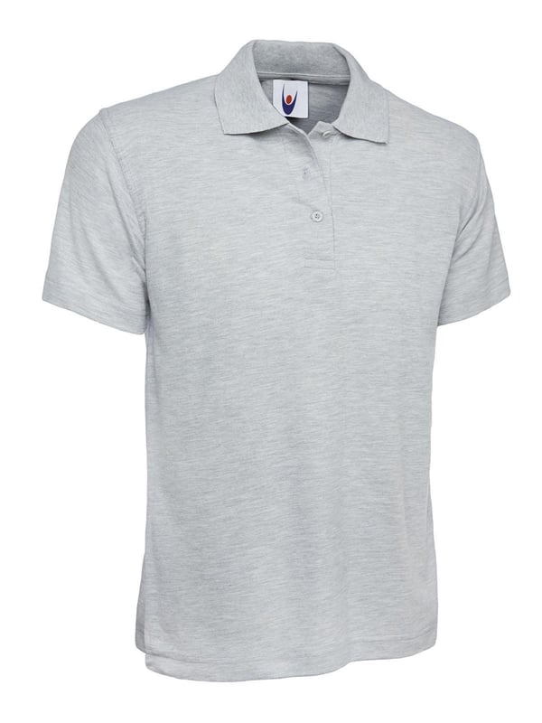 picture of Uneek Classic Poloshirt - Heather Grey - UN-UC101-HGR