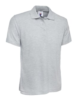 Picture of Uneek Classic Poloshirt - Heather Grey - UN-UC101-HGR