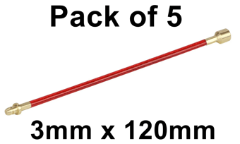 picture of Gripps Gripplock Cable - 3mm x 120mm - Pack of 5 - [GPS-H01040-5]