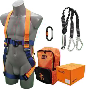 picture of ARESTA Scaffolder Kit 8S Double Point Harness - Standard Buckle - [XE-AK-S08S]