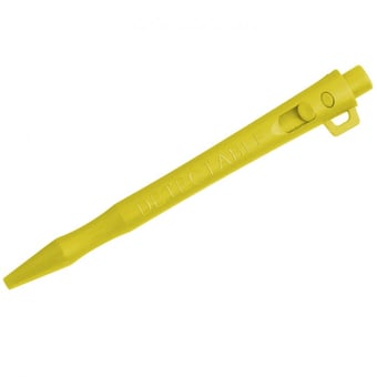 Picture of Detectamet Detectable Retractable HD Pen Blue Ink - Yellow Housing - LY - Box Deal 100 Pieces - [IH-DT101I01C55PA03]