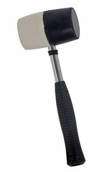 Picture of Silverline - 32oz Combination Rubber Mallet - Head Secured with Glue and Pin - 907g - [SI-282596] - (DISC-R)