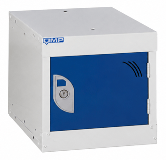 picture of QMP Cube Locker - Dark Blue Doors - 300H x 300W x 300D mm - [QM-UG303030ZBXX]