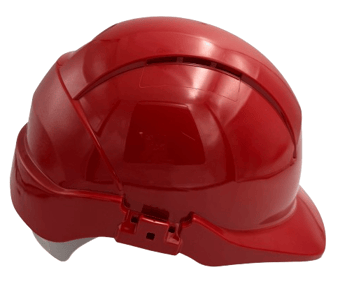 picture of Centurion Concept Core Full Peak Red Safety Helmet - Slip Ratchet - Vented - [CE-S09CRF]