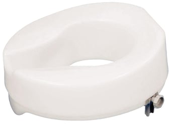 picture of Aidapt Ashby Easy Fit Raised Toilet Seat - 50mm Height - [AID-VR216]