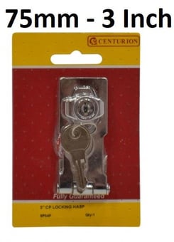picture of Cylinder Locking Hasp - 75mm (3") - Single - [CI-SP54P]