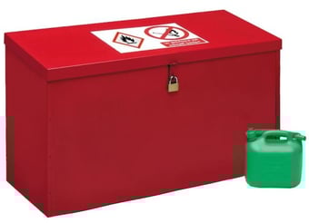 Picture of QMP Petroleum & Flammable Liquid Floor Chest - 610H x 1170W x 460D mm - [QM-CT611146ZHXX] - (LP)