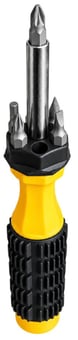 picture of Handy Home 6-in-1 Multi-Bit Screwdriver with 6 Interchangeable Bits - [OTL-313844]