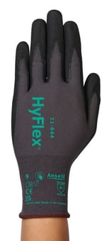 picture of Ansell HyFlex 11-844 Ultra-Thin Breathable Multi-Purpose Gloves - Pair - AN-11-844 - (NICE)