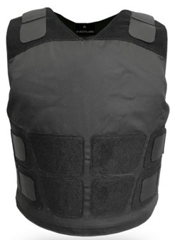 Picture of VestGuard - Ultra Covert Body Armour - Cover Only - Black - VE-COV-UC102-BK