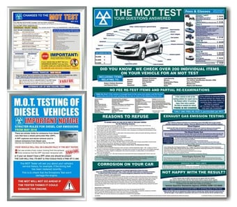 picture of MOT Poster 3 Pack - A1 - 594 x 841mm - DTI + MTC + MCI - [PSO-MPP018]