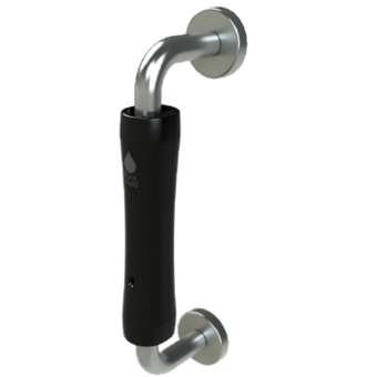 Picture of Purehold PULL - Antibacterial Door Handle Cover - Black - [PL-PULL-BKR] - (DISC)
