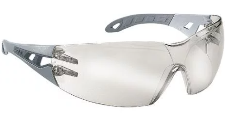 Uvex Pheos Polycarbonate Safety Spectacles - Silver Mirror Grey - [TU-9192881]