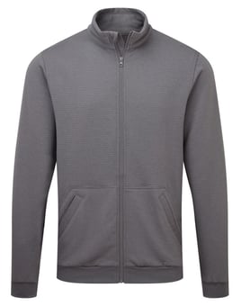 picture of Portwest AS25 - Anti-Static ESD Zip Sweatshirt - Zoom Grey - PW-AS25ZOR