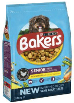 picture of Bakers Complete Senior Chicken & Vegetables Dry Dog Food 2.85kg - [BSP-425855]