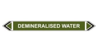 Picture of Flow Marker - Demineralised Water - Green - Pack of 5 - [CI-13417]