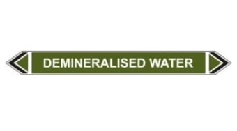 Picture of Flow Marker - Demineralised Water - Green - Pack of 5 - [CI-13417]