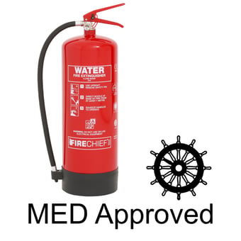 picture of Firechief 9L Jet Water Fire Extinguisher -  Includes Mounting Bracket - [HS-FXW9] - (LP)