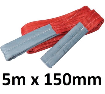 picture of Draper - 5 Tonne 5M x 150mm Wide Load Sling - BS EN1492 - [DO-61397]