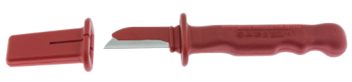 picture of Boddingtons Electrical Insulated VDE Cable Knife with Insulated Blade - Including Blade Cover - [BD-281310]