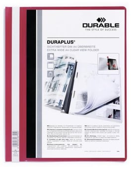 Picture of Durable - DURAPLUS Presentation Folder - Red - Pack of 25 - [DL-257903]