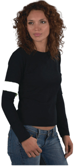 Picture of Yoko Waterproof White Arm Band - Small/Medium - 10 x 45cm - Single - [YO-HVW066-WHITE-S/M]