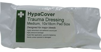 picture of HypaCover Sterile Trauma Dressing - Medium - 10cm x 18cm Pad Size - [SA-D8104]