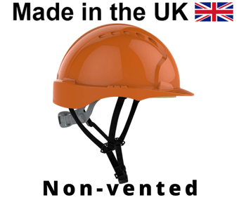 picture of EVO3 Linesman Orange Micro Peak Slip Ratchet Safety Helmet - [JS-AJG250-000-800]