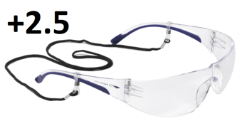 Picture of JSP Swiss One Eyemax Safety Spectacle Clear +2.5 Corrective Lens - [JS-1EYE23C25]