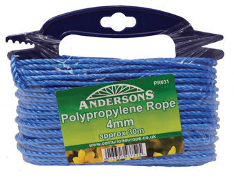 picture of 4mm x 30m Multi Blue Poly Rope - CTRN-CI-PR031