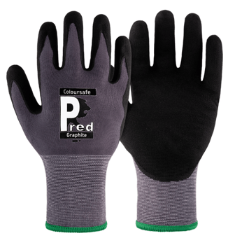 Picture of Pred Graphite Nitrile Micro Foam Coated Gloves - JE-MF15A