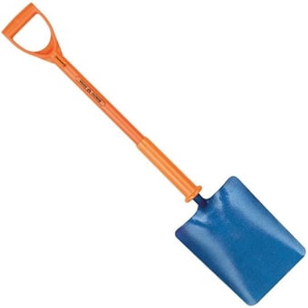 Picture of Shocksafe Taper Mouth Treaded Shovel - BS8020:2012 Insulated - [CA-2TTRPFINS]