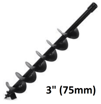 picture of Efco Post Hole Auger Bit 3 Inch - [HC-EA3]