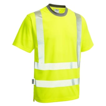 picture of Larkstone Yellow Hi Vis Coolviz Plus T-Shirt - LE-T03-Y