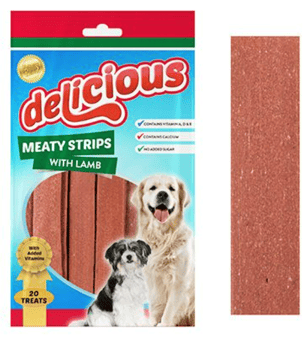 picture of World Of Pets Meaty Strips With Lamb Dog Treats - [PD-WP718]