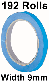 picture of Slingsby Vinyl Tape 9mm - Blue - Bulk Pack - 192 Rolls - [SLB-330028] - (LP)