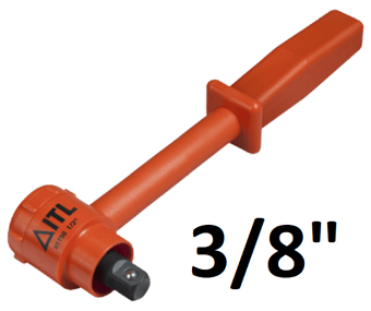 picture of ITL - 3/8" Drive Reversible Ratchet - Insulated - [IT-01780] - (LP)