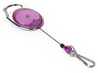 Picture of Durable - Badge Reel With Snap Hook - Light Purple - Pack of 5 - [DL-832712]